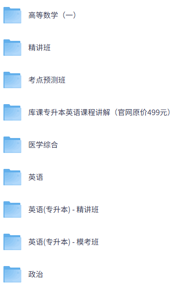 《成人高考专升本全科目》资料合集